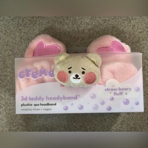 Crème 3D Teddy Headband Plushie Spa